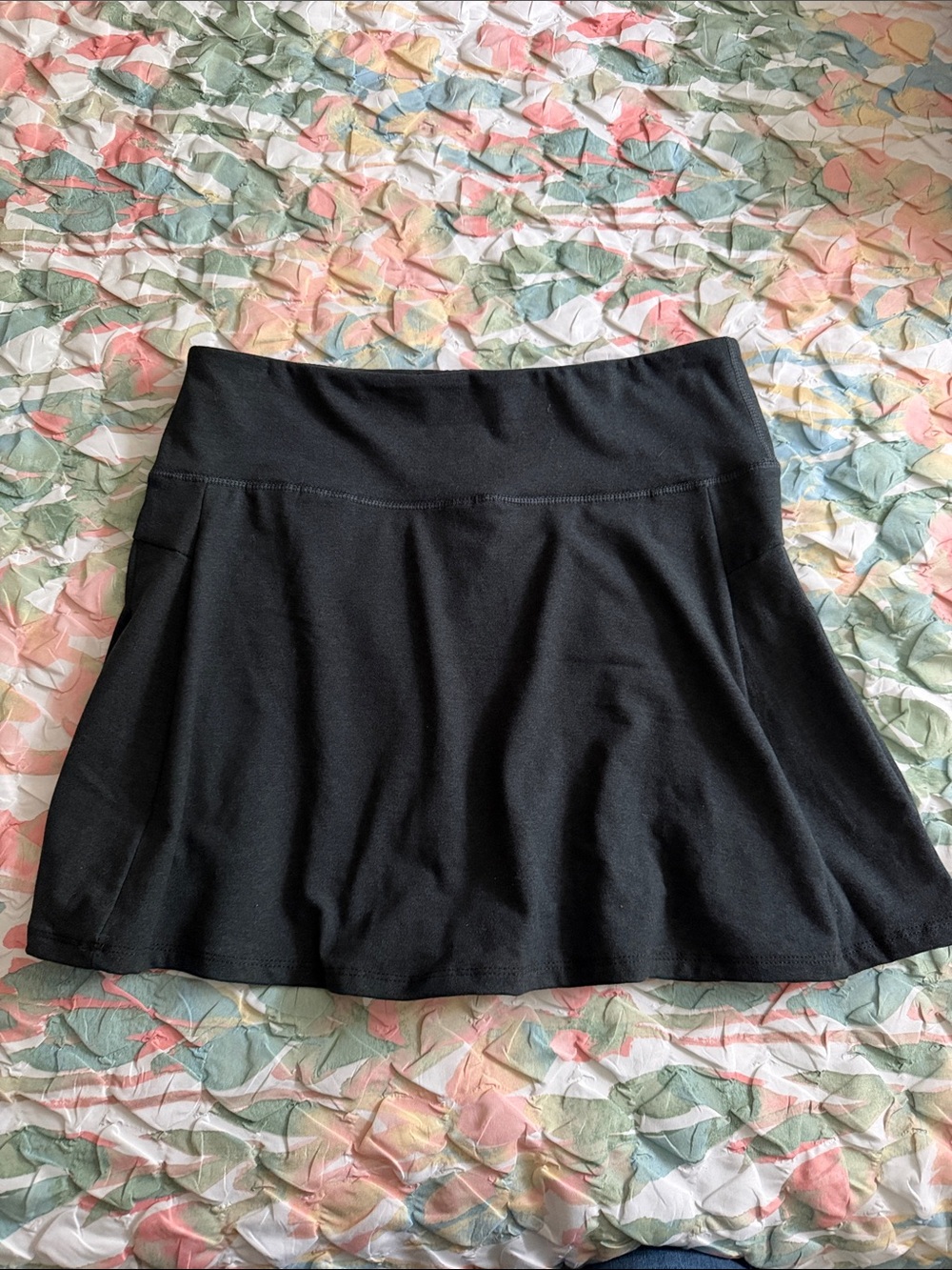 Jessica Simpson Black Circle Skater Skirt